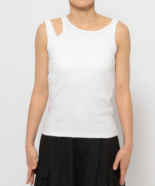 HARE(ハレ)の「【Robert P.Miller×HARE】カップツキタンクトップ(タンクトップ・レディース・ホワイト/ブラック・FREE)」の19枚目の写真