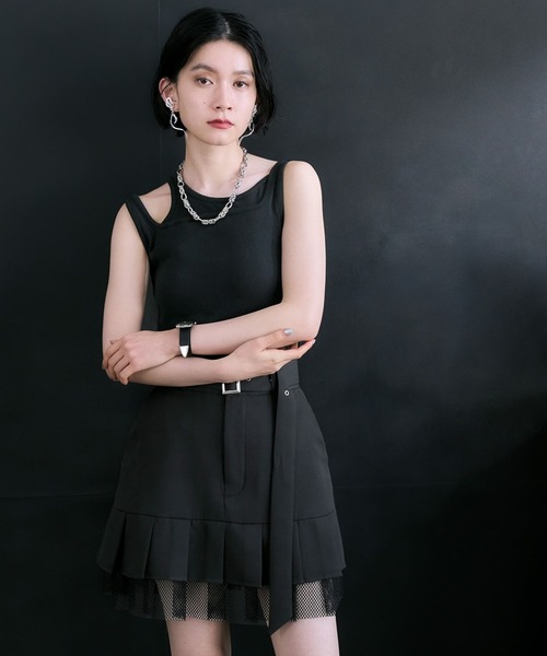 HARE(ハレ)の「【Robert P.Miller×HARE】カップツキタンクトップ(タンクトップ・レディース・ホワイト/ブラック・FREE)」の9枚目の写真