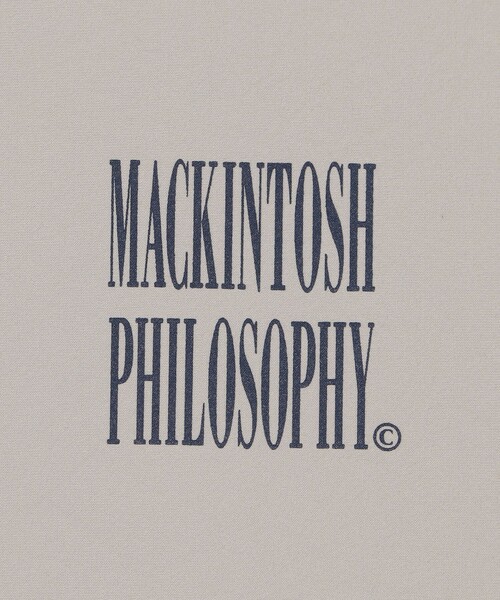 MACKINTOSH PHILOSOPHY(マッキントッシュ フィロソフィー)の「【GREY LABEL】SHARP LOGO フロスティストレッチT(Tシャツ/カットソー・レディース・グレー系その他/ブラック/ホワイト・2/7/6)」の8枚目の写真