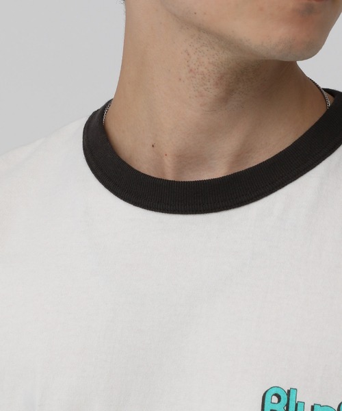 RAGEBLUE（レイジブルー）の「レトロプリント/リンガーTシャツ（Tシャツ/カットソー・メンズ・ホワイト系その他3/ホワイト・MEDIUM/LARGE）」の16枚目の写真