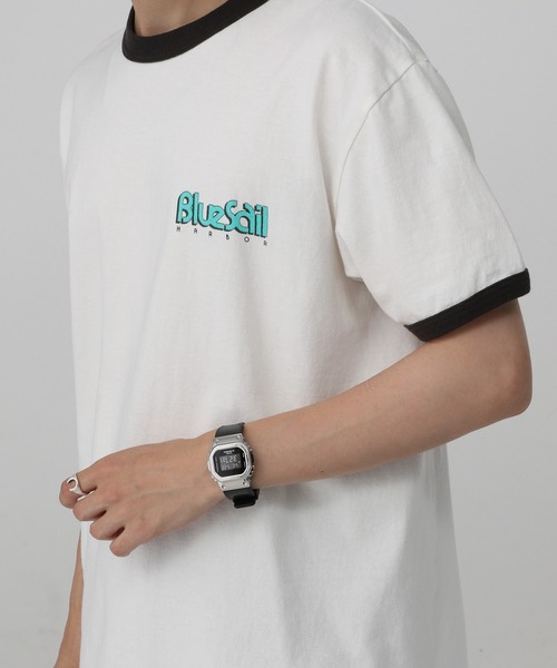 RAGEBLUE（レイジブルー）の「レトロプリント/リンガーTシャツ（Tシャツ/カットソー・メンズ・ホワイト系その他3/ホワイト・MEDIUM/LARGE）」の18枚目の写真