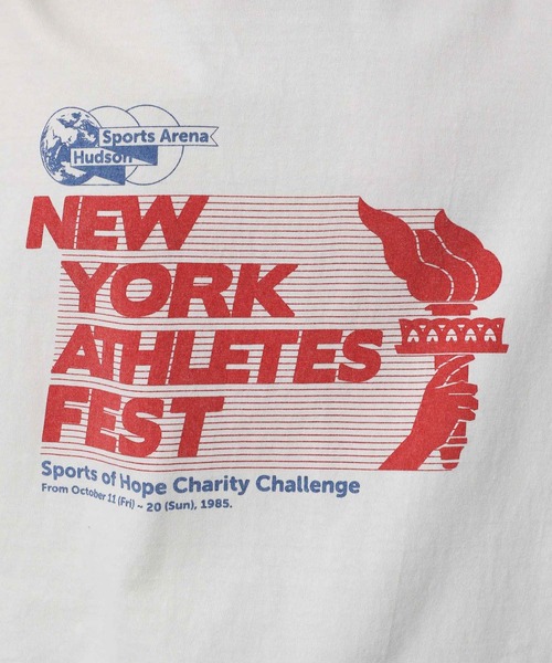 RAGEBLUE（レイジブルー）の「レトロプリント/リンガーTシャツ（Tシャツ/カットソー・メンズ・ホワイト系その他3/ホワイト・MEDIUM/LARGE）」の12枚目の写真