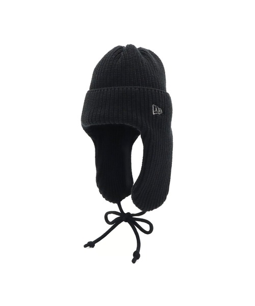 NEW ERA(ニューエラ)の「ニューエラ ニット帽トラッパー 保温 防寒(ニットキャップ/ビーニー・メンズ・ブラック/ホワイト/ネイビー/ライトグレー・FREE)」の21枚目の写真