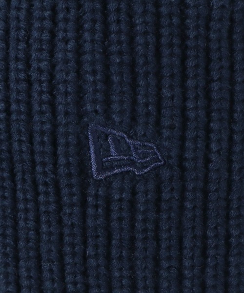 NEW ERA(ニューエラ)の「ニューエラ ニット帽トラッパー 保温 防寒(ニットキャップ/ビーニー・メンズ・ブラック/ホワイト/ネイビー/ライトグレー・FREE)」の9枚目の写真