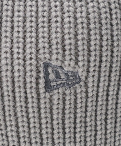 NEW ERA(ニューエラ)の「ニューエラ ニット帽トラッパー 保温 防寒(ニットキャップ/ビーニー・メンズ・ブラック/ホワイト/ネイビー/ライトグレー・FREE)」の18枚目の写真