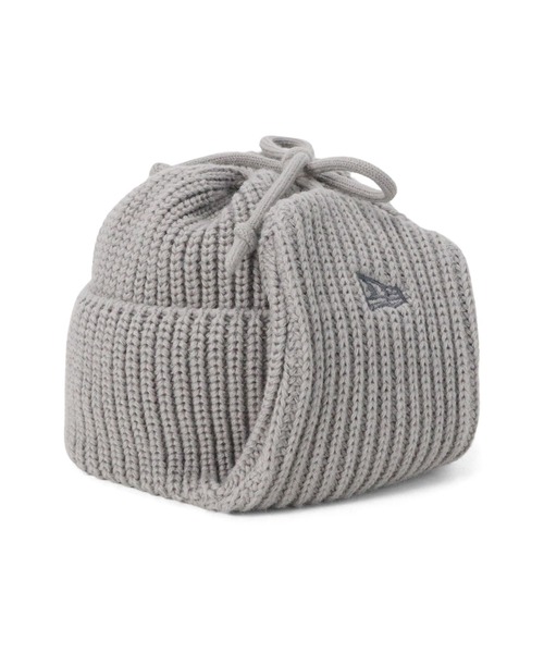 NEW ERA(ニューエラ)の「ニューエラ ニット帽トラッパー 保温 防寒(ニットキャップ/ビーニー・メンズ・ブラック/ホワイト/ネイビー/ライトグレー・FREE)」の19枚目の写真