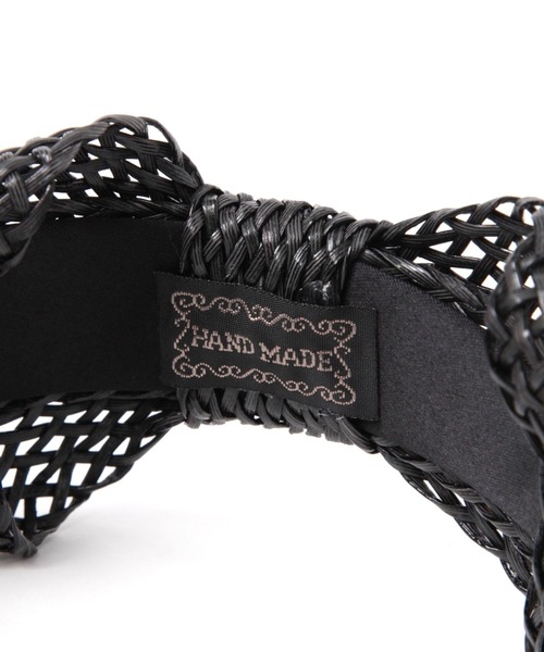 LAKOLE(ラコレ)の「ラタンリボンカチューシャ / 135388(カチューシャ・レディース・ブラック/ナチュラル・FREE)」の5枚目の写真