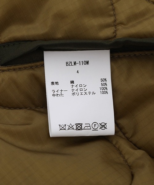 CIOTA（シオタ）の「CIOTA / シオタ：スビンコットンナイロン M-65フィッシュテールパーカー：BZLM-110M[STD]（ミリタリージャケット・メンズ・オリーブ・4）」の10枚目の写真