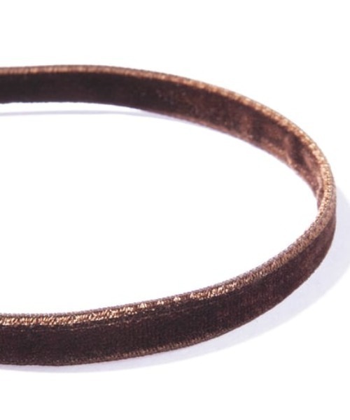 IRIS47(イリスフォーセブン)の「【IRIS 47】velvet headband/ベルベット ヘッドバンド(カチューシャ・レディース・ブラウン/ブラック系/ネイビー・FREE)」の11枚目の写真