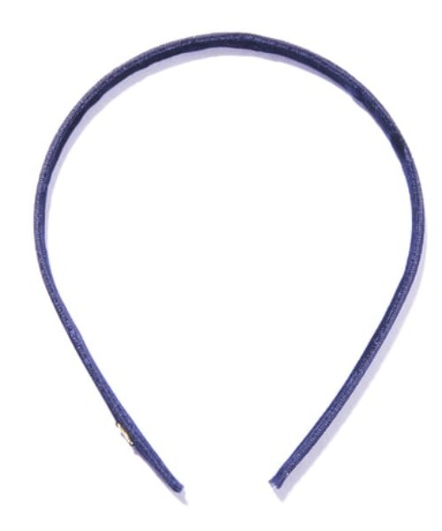 IRIS47(イリスフォーセブン)の「【IRIS 47】velvet headband/ベルベット ヘッドバンド(カチューシャ・レディース・ブラウン/ブラック系/ネイビー・FREE)」の15枚目の写真