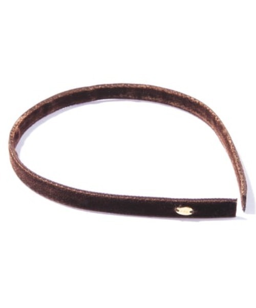 IRIS47(イリスフォーセブン)の「【IRIS 47】velvet headband/ベルベット ヘッドバンド(カチューシャ・レディース・ブラウン/ブラック系/ネイビー・FREE)」の9枚目の写真