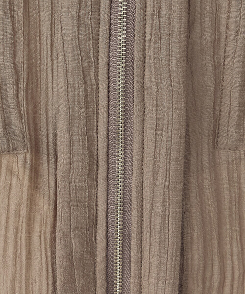 COMME CA ISM(コムサイズム)の「シアー Vネックブルゾン(ブルゾン・レディース・チャコール/モカ・MEDIUM/LARGE)」の18枚目の写真