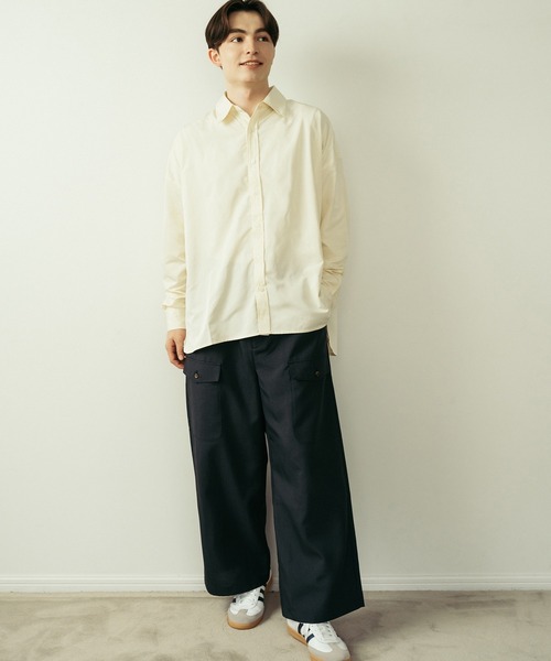 LOOSE FIT SHIRT / ルーズフィットレギュラーカラーシャツ（シャツ