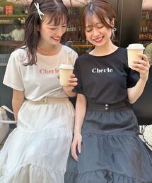 MAJESTIC LEGON | エンブロイダリーロゴクロップドT(Tシャツ/カットソー)
