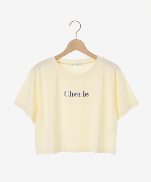 MAJESTIC LEGON(マジェスティックレゴン)の「エンブロイダリーロゴクロップドT(Tシャツ/カットソー・レディース・イエロー/ピンク系その他2/ブラック系その他/ピンク/ブラック・MEDIUM)」の20枚目の写真