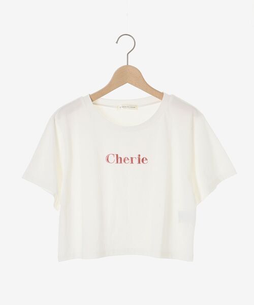 MAJESTIC LEGON(マジェスティックレゴン)の「エンブロイダリーロゴクロップドT(Tシャツ/カットソー・レディース・イエロー/ピンク系その他2/ブラック系その他/ピンク/ブラック・MEDIUM)」の21枚目の写真