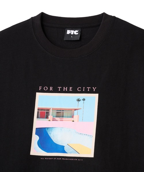 FTC（エフティーシー）の「VILLA TEE（Tシャツ/カットソー・メンズ・ブラック/ホワイト/アッシュ・LARGE/MEDIUM/X-LARGE）」の5枚目の写真