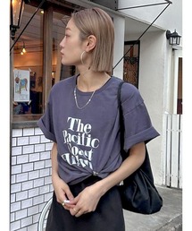 Ungrid（アングリッド）の「ヴィンテージウォッシュロゴビッグTee（Tシャツ/カットソー）」