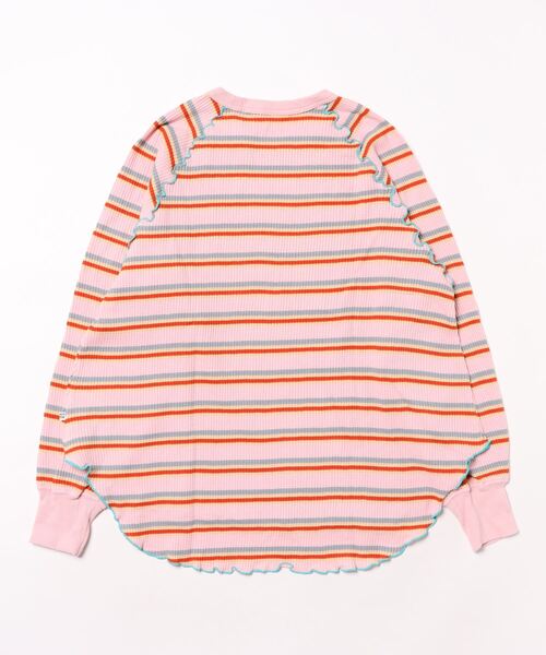 HOGAN RANCH WEAR（ホーガンランチウエア）の「ワッフルメローカットソー（Tシャツ/カットソー・キッズ・ライトブルー/オフホワイト/ラベンダー/ミント/グリーン/ピンク/ライトグレー・80/90/100/110/120/130/140/150）」の19枚目の写真