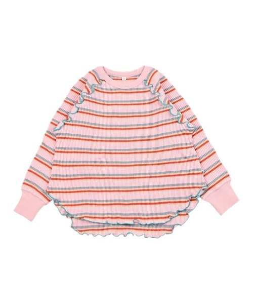 HOGAN RANCH WEAR（ホーガンランチウエア）の「ワッフルメローカットソー（Tシャツ/カットソー・キッズ・ライトブルー/オフホワイト/ラベンダー/ミント/グリーン/ピンク/ライトグレー・80/90/100/110/120/130/140/150）」の21枚目の写真