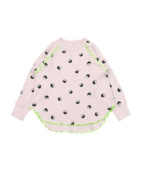 HOGAN RANCH WEAR（ホーガンランチウエア）の「ワッフルメローカットソー（Tシャツ/カットソー・キッズ・ライトブルー/オフホワイト/ラベンダー/ミント/グリーン/ピンク/ライトグレー・80/90/100/110/120/130/140/150）」の22枚目の写真