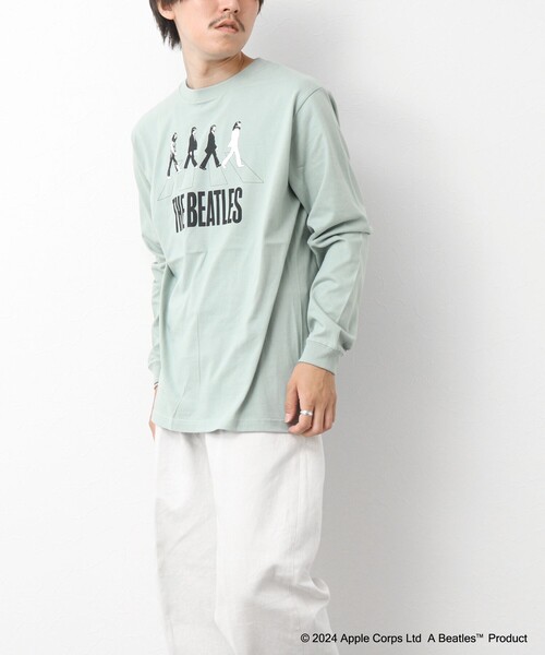 GOOD ROCK SPEED(グッドロックスピード)の「【Good Rock Speed】THE BEATLES abbey road ロンT バンドTシャツ(Tシャツ/カットソー・メンズ・ホワイト/ブラック/グリーン系その他・S/M/L)」の18枚目の写真