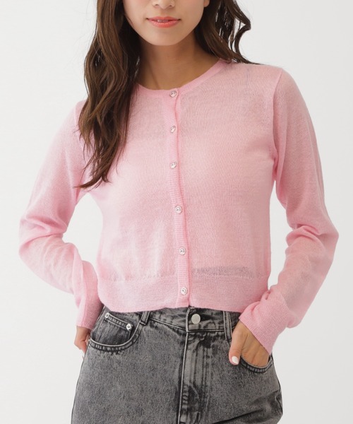 セール】◇シアーモヘヤカーディガン（ニット/セーター）｜JILL by  