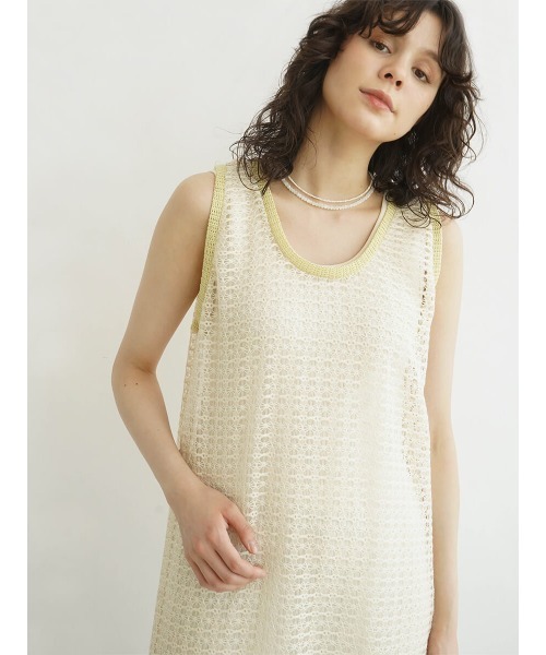 【セール】Mesh onepiece（ワンピース）｜FIKA.（フィーカ）