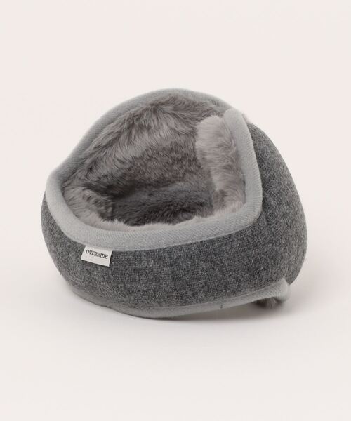 OVERRIDE(オーバーライド)の「OVERRIDE REW TWEED EAR MUFF / オーバーライド(イヤーマフ・メンズ・ブラック/ネイビー/グレー・FREE)」の4枚目の写真