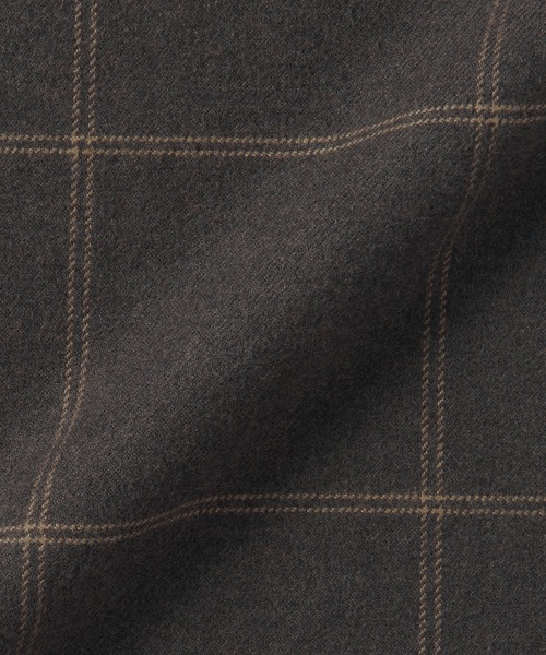 無印良品(ムジルシリョウヒン)の「婦人 両面起毛フランネル スタンドカラー長袖ワンピース(ワンピース・レディース・ダークグリーン/ブラウン系/ベージュ系/ダークネイビー・XL/L/M/S)」の11枚目の写真