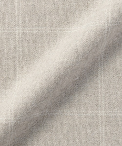 無印良品(ムジルシリョウヒン)の「婦人 両面起毛フランネル スタンドカラー長袖ワンピース(ワンピース・レディース・ダークグリーン/ブラウン系/ベージュ系/ダークネイビー・XL/L/M/S)」の18枚目の写真