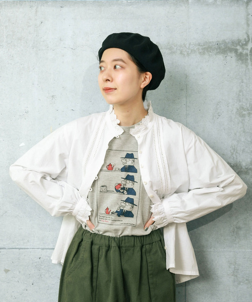 PAR ICI(パーリッシィ)の「Daily Routine ロンT(Tシャツ/カットソー・レディース・ホワイト/グレー・FREE)」の12枚目の写真