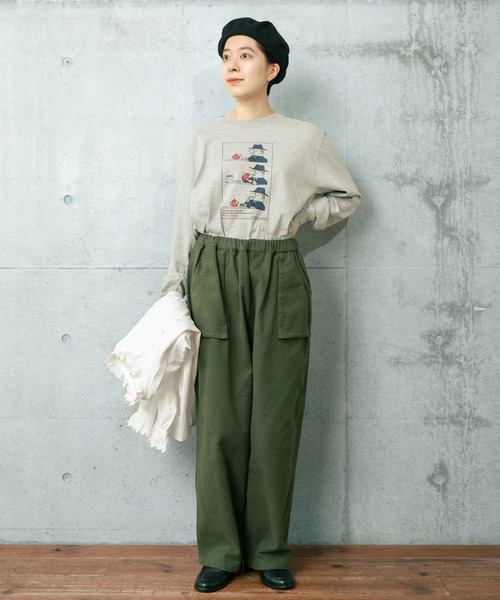 PAR ICI(パーリッシィ)の「Daily Routine ロンT(Tシャツ/カットソー・レディース・ホワイト/グレー・FREE)」の14枚目の写真