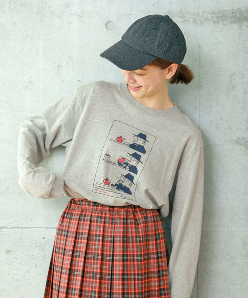 PAR ICI(パーリッシィ)の「Daily Routine ロンT(Tシャツ/カットソー・レディース・ホワイト/グレー・FREE)」の5枚目の写真