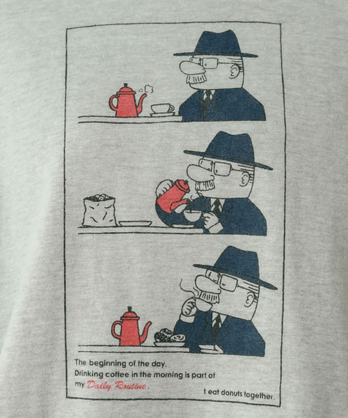 PAR ICI(パーリッシィ)の「Daily Routine ロンT(Tシャツ/カットソー・レディース・ホワイト/グレー・FREE)」の17枚目の写真