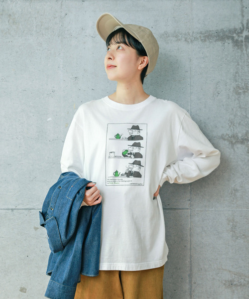 PAR ICI(パーリッシィ)の「Daily Routine ロンT(Tシャツ/カットソー・レディース・ホワイト/グレー・FREE)」の18枚目の写真