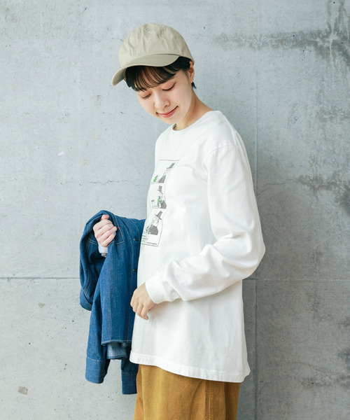 PAR ICI(パーリッシィ)の「Daily Routine ロンT(Tシャツ/カットソー・レディース・ホワイト/グレー・FREE)」の19枚目の写真