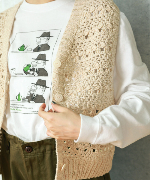 PAR ICI(パーリッシィ)の「Daily Routine ロンT(Tシャツ/カットソー・レディース・ホワイト/グレー・FREE)」の22枚目の写真