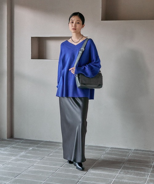 7ゲージVネックプルオーバー 133269（ニット/セーター）｜LEPSIM