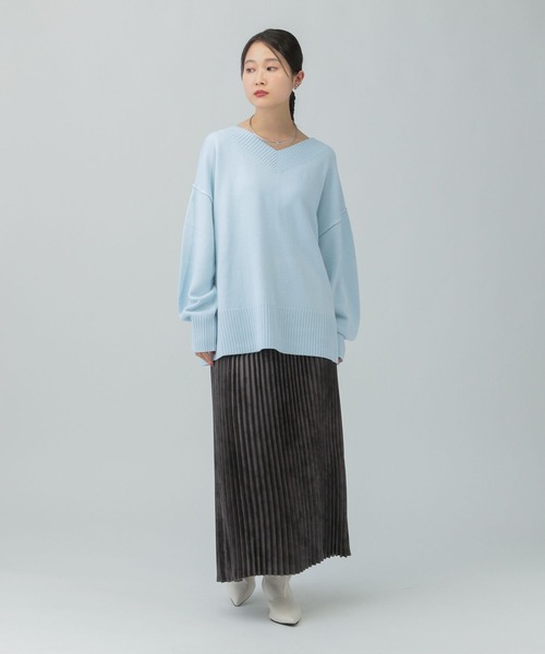 n.♡様　おまとめ 7ゲージVネックプルオーバー 133269（ニット/セーター）｜LEPSIM