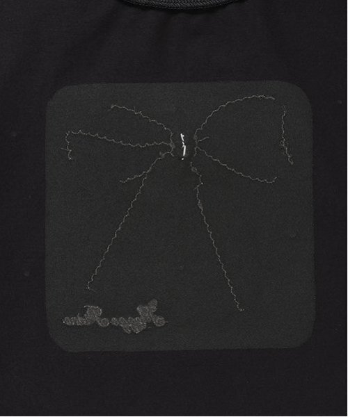 mezzo piano Junior(メゾピアノジュニア)の「袖チュールレイヤードTシャツ(Tシャツ/カットソー・キッズ・ライトピンク/ブラック/オフホワイト・S/M/L)」の7枚目の写真