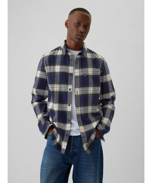GAP（ギャップ）の「オーガニックコットン フランネルシャツ