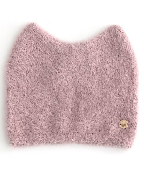 BREEZE（ブリーズ）の「ネコミミニット帽（ニットキャップ/ビーニー・キッズ・オフホワイト/ブラック/ピンク・58/54/50/48）」の3枚目の写真