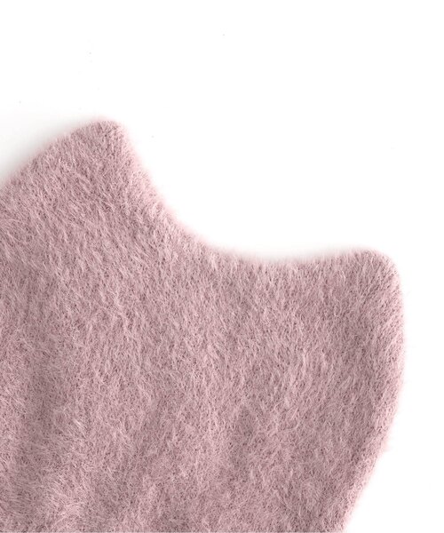 BREEZE（ブリーズ）の「ネコミミニット帽（ニットキャップ/ビーニー・キッズ・オフホワイト/ブラック/ピンク・58/54/50/48）」の9枚目の写真