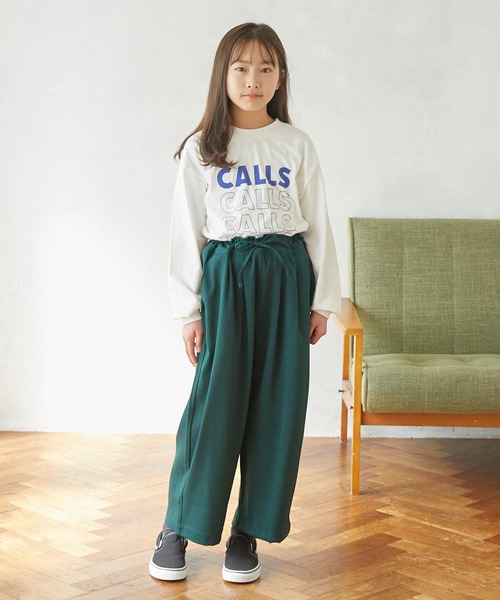 undeny.（アンディニ－）の「アンディニー CALLS L/S Tシャツ（Tシャツ/カットソー・キッズ・ブラック/ホワイト系その他2/ホワイト・L/XL/M）」の4枚目の写真