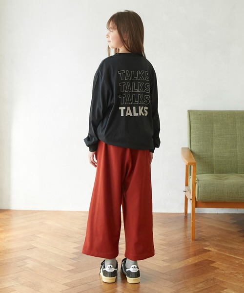 undeny.（アンディニ－）の「アンディニー CALLS L/S Tシャツ（Tシャツ/カットソー・キッズ・ブラック/ホワイト系その他2/ホワイト・L/XL/M）」の5枚目の写真