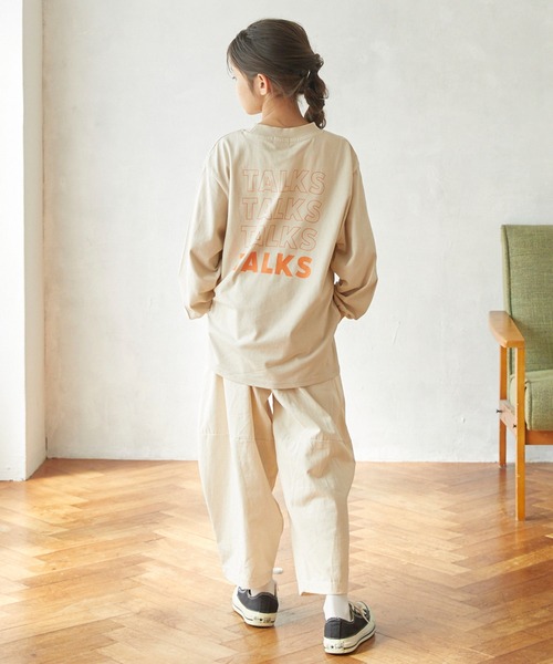 undeny.（アンディニ－）の「アンディニー CALLS L/S Tシャツ（Tシャツ/カットソー・キッズ・ブラック/ホワイト系その他2/ホワイト・L/XL/M）」の6枚目の写真