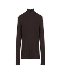DES PRES | シルクコットンリブ ハイネックプルオーバー(Tシャツ/カットソー)