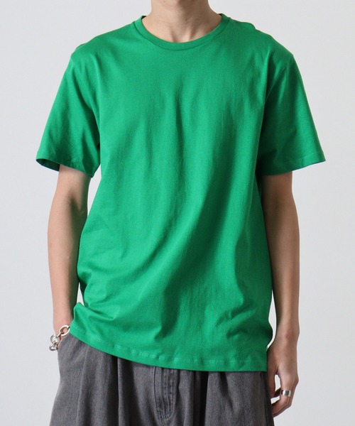 TRUSS(トラス)の「TRUSS ベーシックスタイルTシャツ(Tシャツ/カットソー・レディース・ライトピンク/ライトイエロー/ライム/ピンク/イエローゴールド/パープル/ターコイズブルー/ホワイト/ブラック/ライトブルー/チャコールグレー/ブラウン/ネイビー/レッド/イエロー/オレンジ/ヘザーグレー/アーミー/ケリーグリーン/ロイヤルブルー/バーガンディー/ピンク系/ナチュラル・XXL/S/XL/M/L)」の9枚目の写真