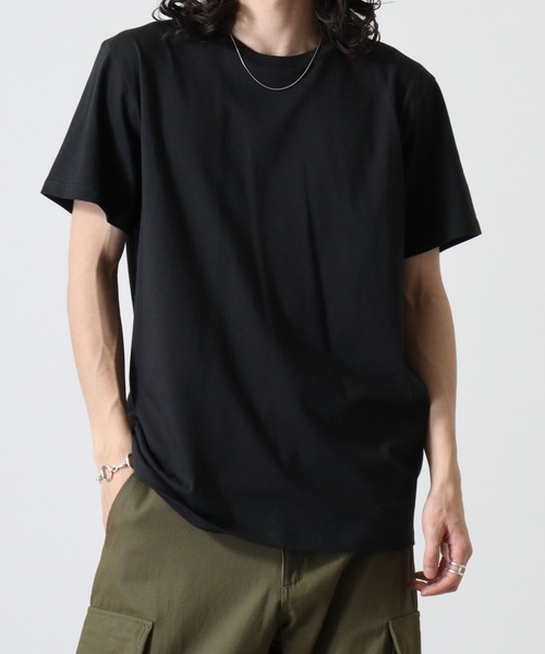 TRUSS(トラス)の「TRUSS ベーシックスタイルTシャツ(Tシャツ/カットソー・レディース・ライトピンク/ライトイエロー/ライム/ピンク/イエローゴールド/パープル/ターコイズブルー/ホワイト/ブラック/ライトブルー/チャコールグレー/ブラウン/ネイビー/レッド/イエロー/オレンジ/ヘザーグレー/アーミー/ケリーグリーン/ロイヤルブルー/バーガンディー/ピンク系/ナチュラル・XXL/S/XL/M/L)」の3枚目の写真